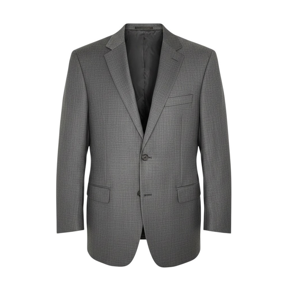 Lauren Ralph Lauren Blazer Mens 42R Gray Wool Two Button Sport Coat Jacket